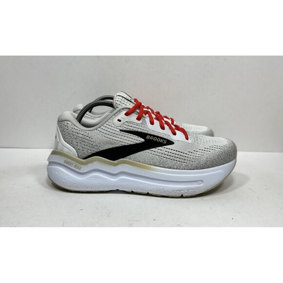 Brooks Ghost Max 2 1104311D125 White Running Shoes Sneakers Men’s Size 9 - Picture 1 of 9